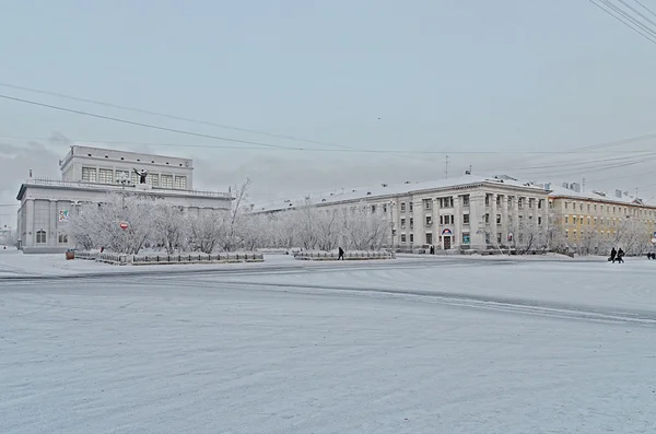 Palais de la culture des mineurs à Vorkuta . — Photo