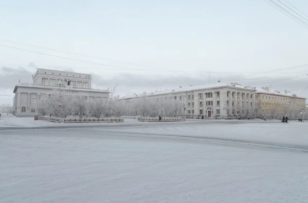Palace av kultur av gruvarbetare i vorkuta — Stockfoto