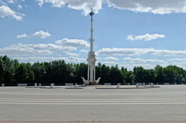 Praça do Almirantado, o centro de Voronezh — Fotografia de Stock