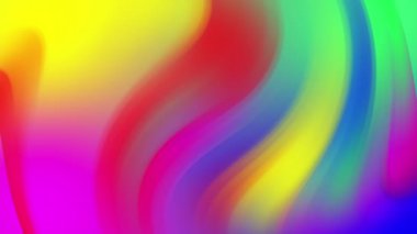 Renk neon gradyanı. Soyut bulanık arkaplan taşınıyor. Renkler konuma göre değişir, pürüzsüz renk geçişleri oluşturur.