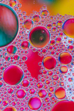 Soyut makro petrol kabarcıklar