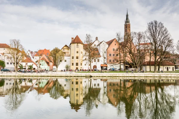 Malerische Altstadt von Landshut — Stockfoto