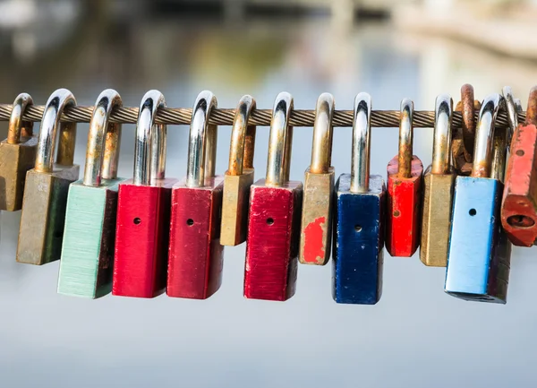 Locks as symbol for everlasting love — Stock Photo, Image