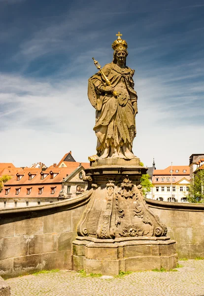 Skulptur av Heilige Kunigunde i Bamberg — Stockfoto