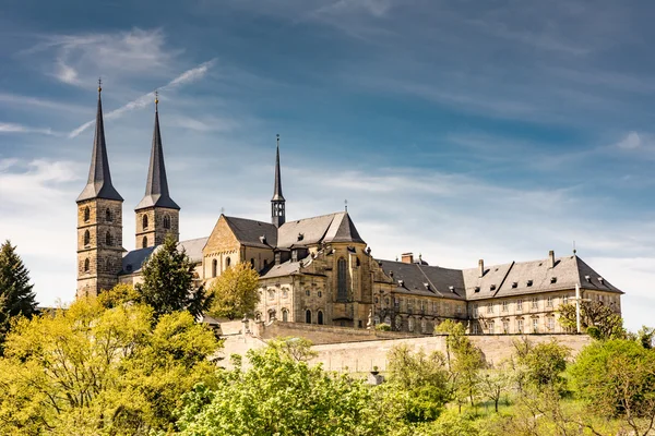 Opatství Kloster Michelsberg v Bambergu — Stock fotografie