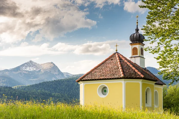 Chapel in the alps of Bavria — Stock Photo, Image