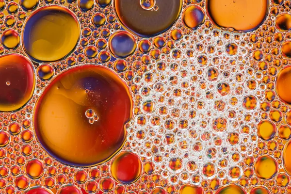 Soyut makro petrol kabarcıklar — Stok fotoğraf