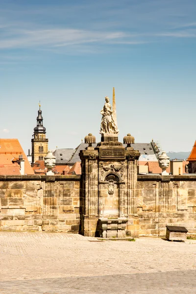 Escultura histórica en Bamberg — Foto de Stock