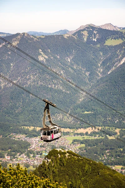 Teleférico en los Alpes de Baviera — Foto de Stock