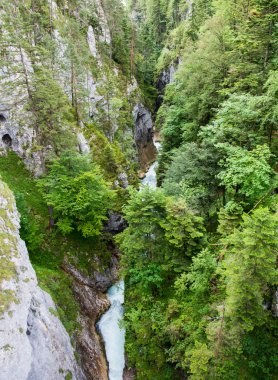 Leutasch Gorge akan nehir