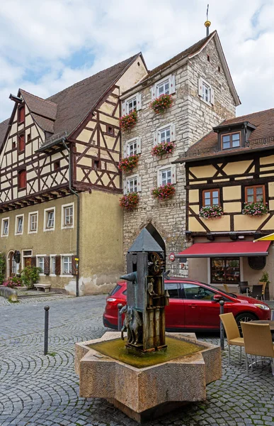 Historické Budovy Berchingu Bavorsko Německo — Stock fotografie