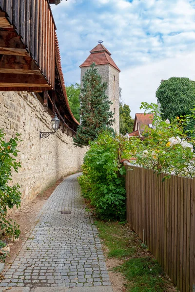 Toren Van Historische Stadswandeling Berching Bavaria Duitsland — Stockfoto