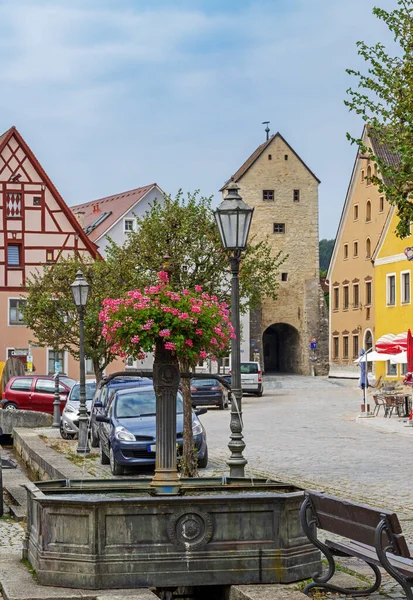 Edificios Históricos Berching Baviera Alemania —  Fotos de Stock