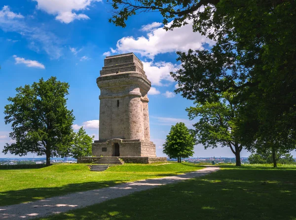 Torre Histórica Bismarck Augsburgo Baviera Alemania — Foto de Stock