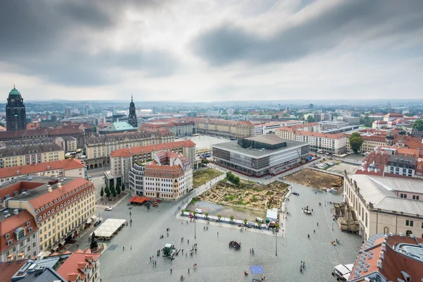 Dresden üzerinden görünüm — Stok fotoğraf