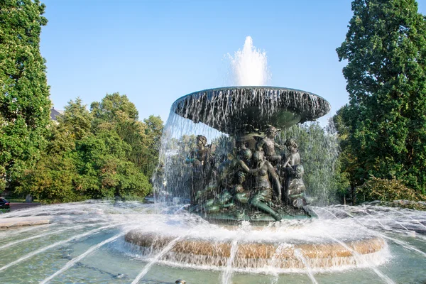 Fontaine à Dresde — Photo