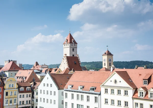 Cidade histórica de Regensburg — Fotografia de Stock