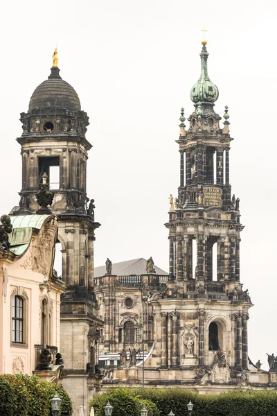 Wieże w Dreźnie — Zdjęcie stockowe