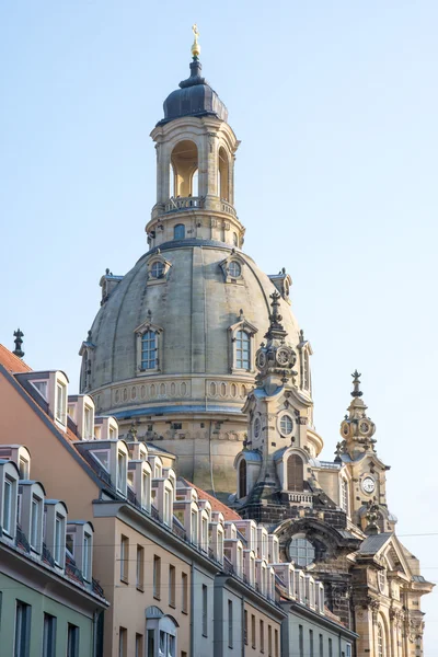 Ville de Dresde avec Frauenkirche — Photo