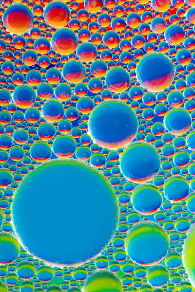 Abstract Macro Oil Bubbles — Stock Photo, Image