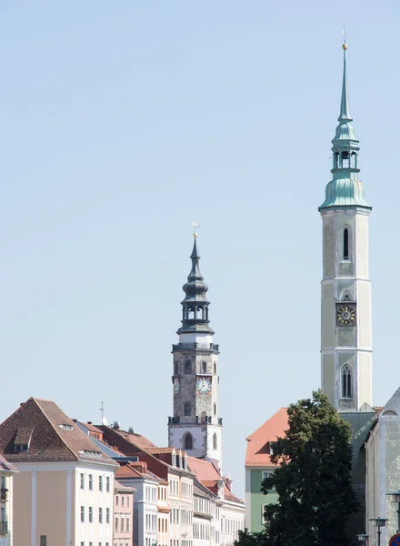 Wieże z Goerlitz — Zdjęcie stockowe