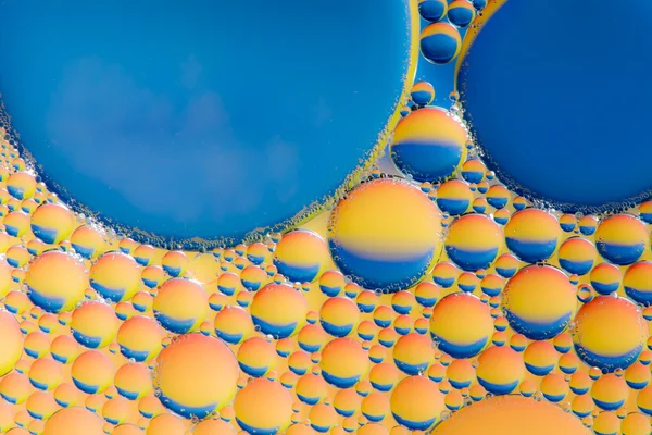 Abstract Macro Background with Oil Drops — Stock Photo, Image