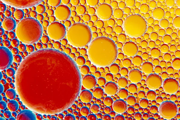 Abstrakt makro olja bubblor — Stockfoto
