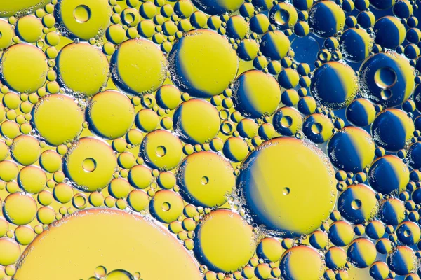 Abstract Macro Oil Bubbles — Stock Photo, Image