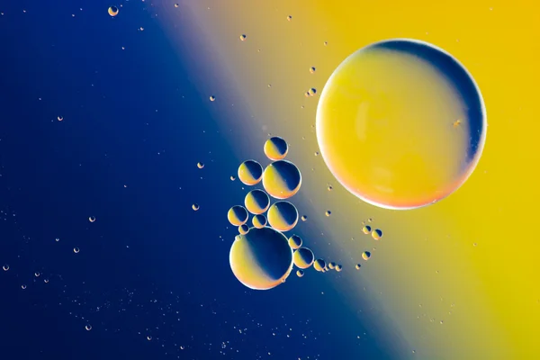 Soyut makro petrol gezegenler — Stok fotoğraf