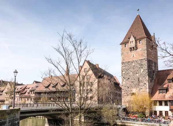 Restaurant im historischen Nürnberg — Stockfoto