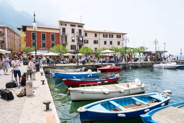 Marina de Malcesine en el lago de Garda —  Fotos de Stock