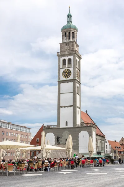 Turist i Augsburg — Stockfoto