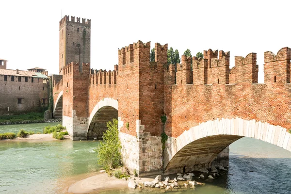 Ponte Scaligero in Verona — Stockfoto
