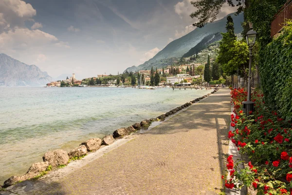 Malcesine vid Gardasjön — Stockfoto