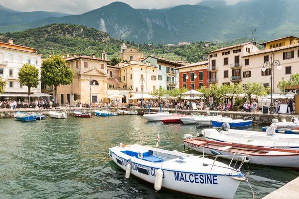 Marina de Malcesine en el lago de Garda —  Fotos de Stock