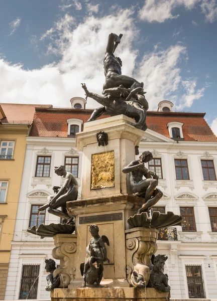 Herkules-Brunnen — Stockfoto