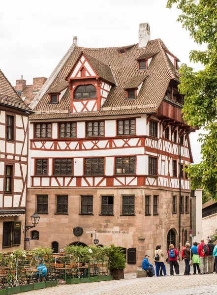 Albrecht Dürer dům v Nuernberg — Stock fotografie