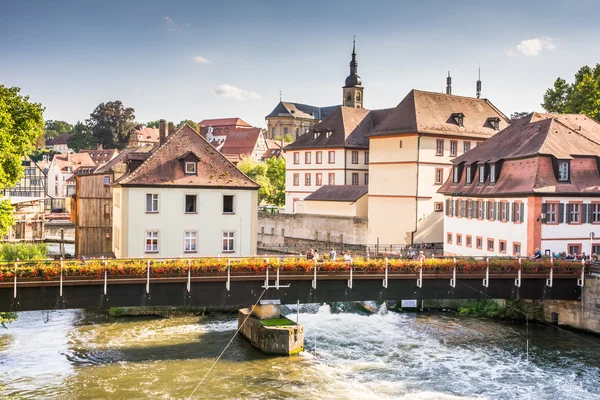 Río Regnitz en Bamberg —  Fotos de Stock