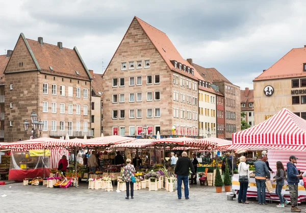 Market in Nuernberg — Stock Photo, Image