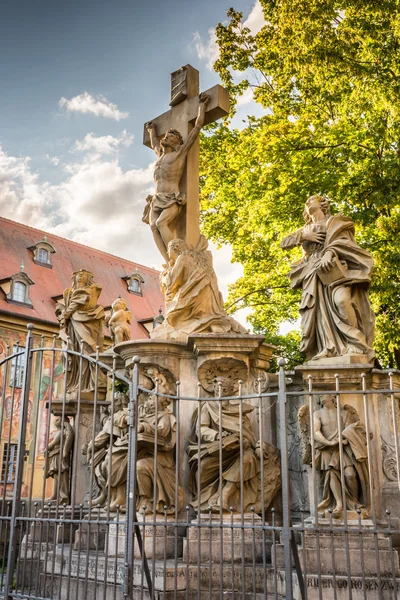 Grupo de crucifixión en Bamberg — Foto de Stock