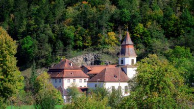 Altdorf Kilisesi Altmuehltal Vadisi (Bavyera, Almanya)