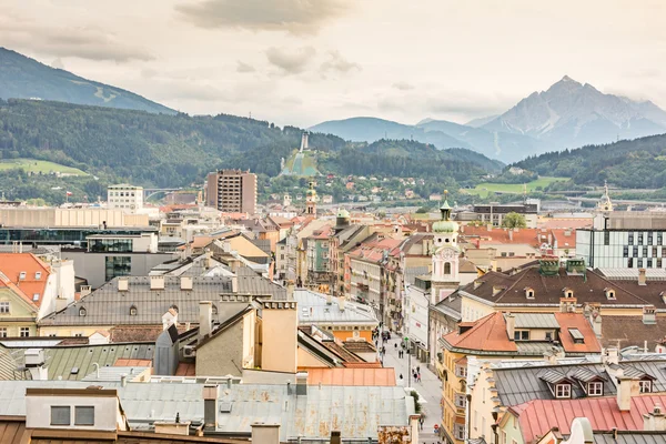 Aerial View over Innsbruck — Stock fotografie