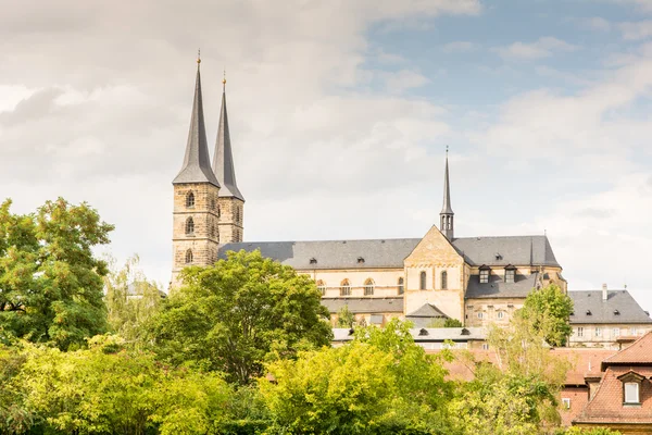 Kloster Michelsberg в місті Bamberg — стокове фото