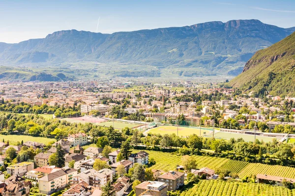 Bolzano üzerinden görünüm — Stok fotoğraf