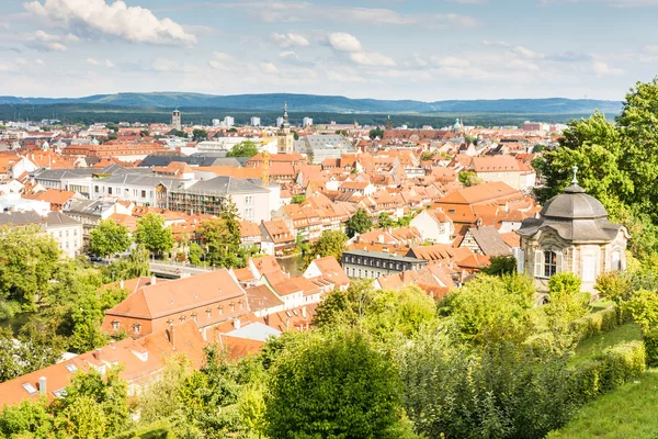 Luftaufnahme über Bamberg — Stockfoto