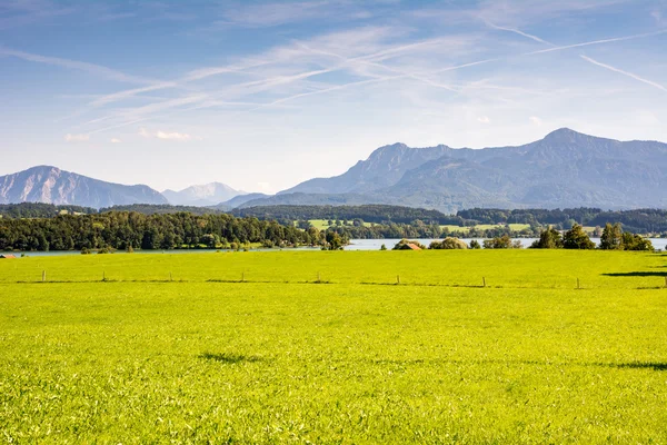 Lago Riegsee na Baviera — Fotografia de Stock