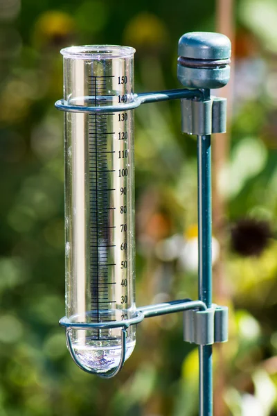 Regenmesser im Garten — Stockfoto