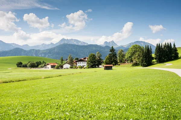 Vesnice Allgaeu — Stock fotografie