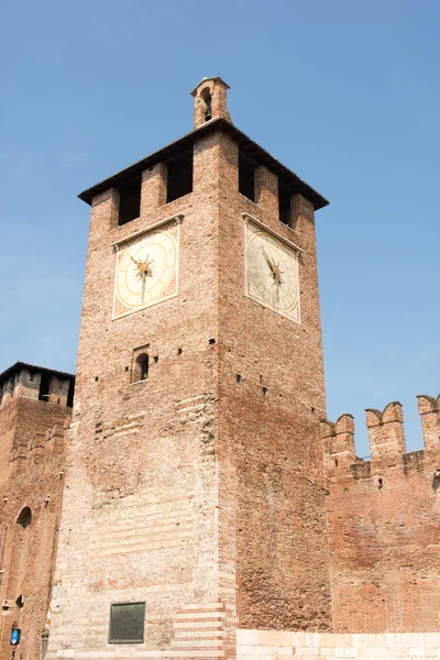 Turm von castelveccio in verona — Stockfoto