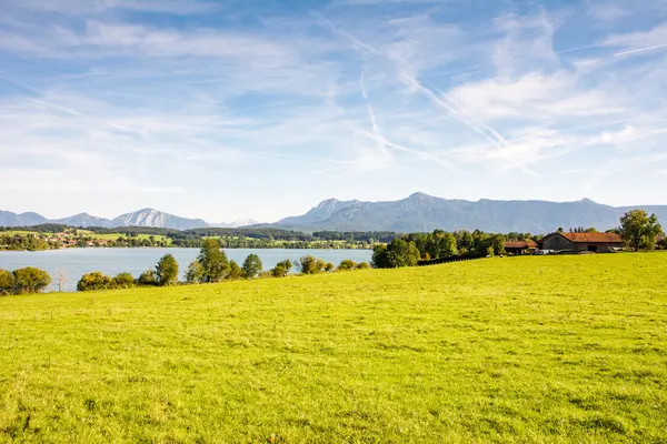 Sjön Riegsee i Bayern — Stockfoto